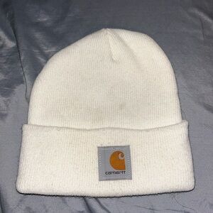 White Carhartt Beanie